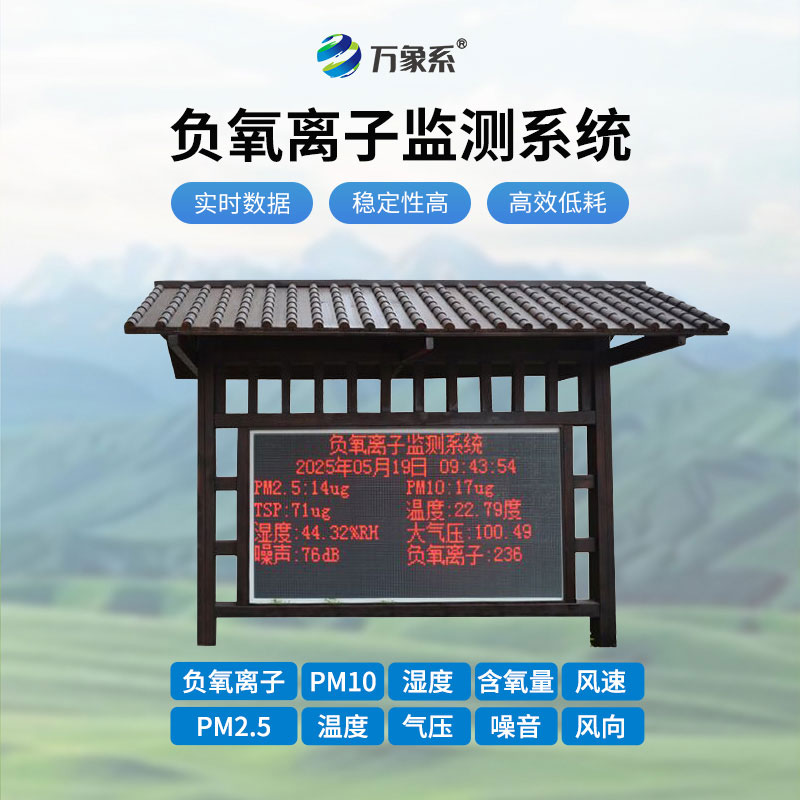景區(qū)負氧離子監(jiān)測設備